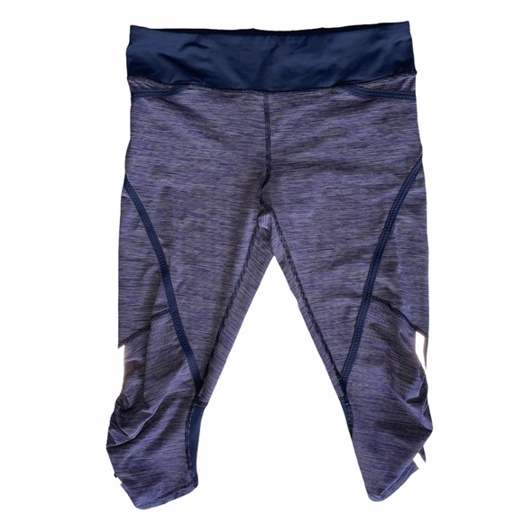 LULULEMON Run Pace Crop Legging tights Size 8 - Picture 2 of 9